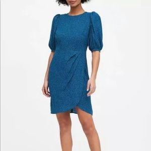Puff Sleeve Sheath Dress